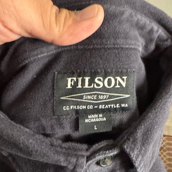 Filson Navy Moleskin Seattle Skacket - Picture 4 of 4
